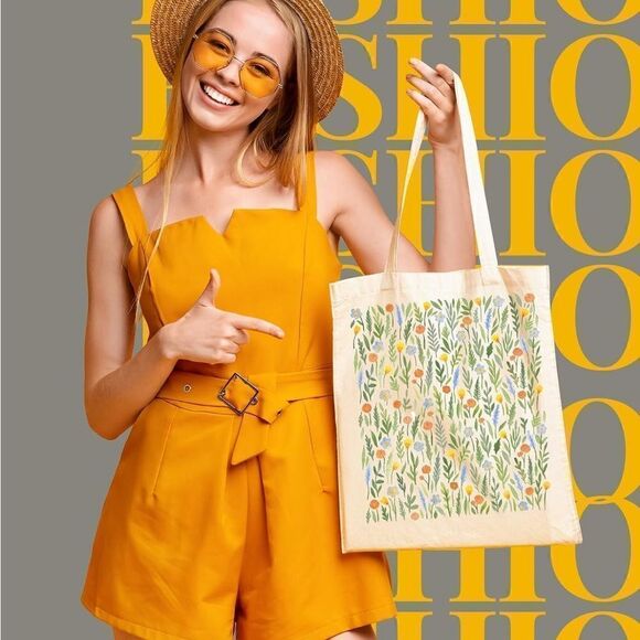 Printed canvas bag - Picture 1 of 4